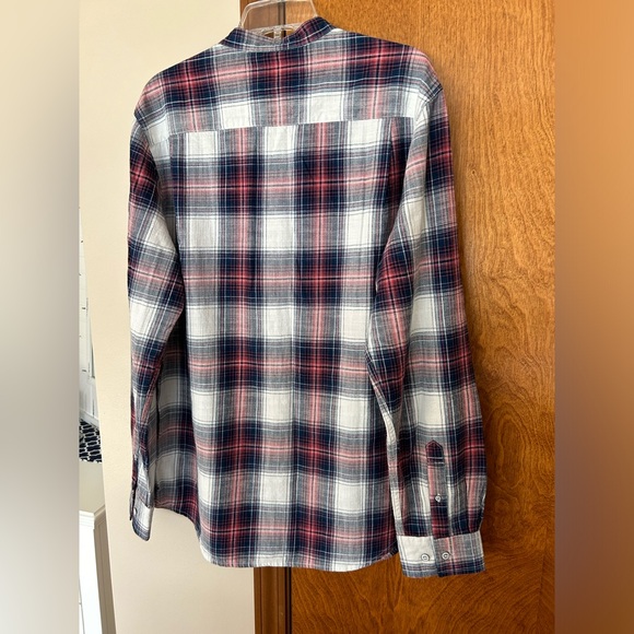 WP100 men’s shirt by Waterproof unlined men’s indigo banded - Picture 3 of 4